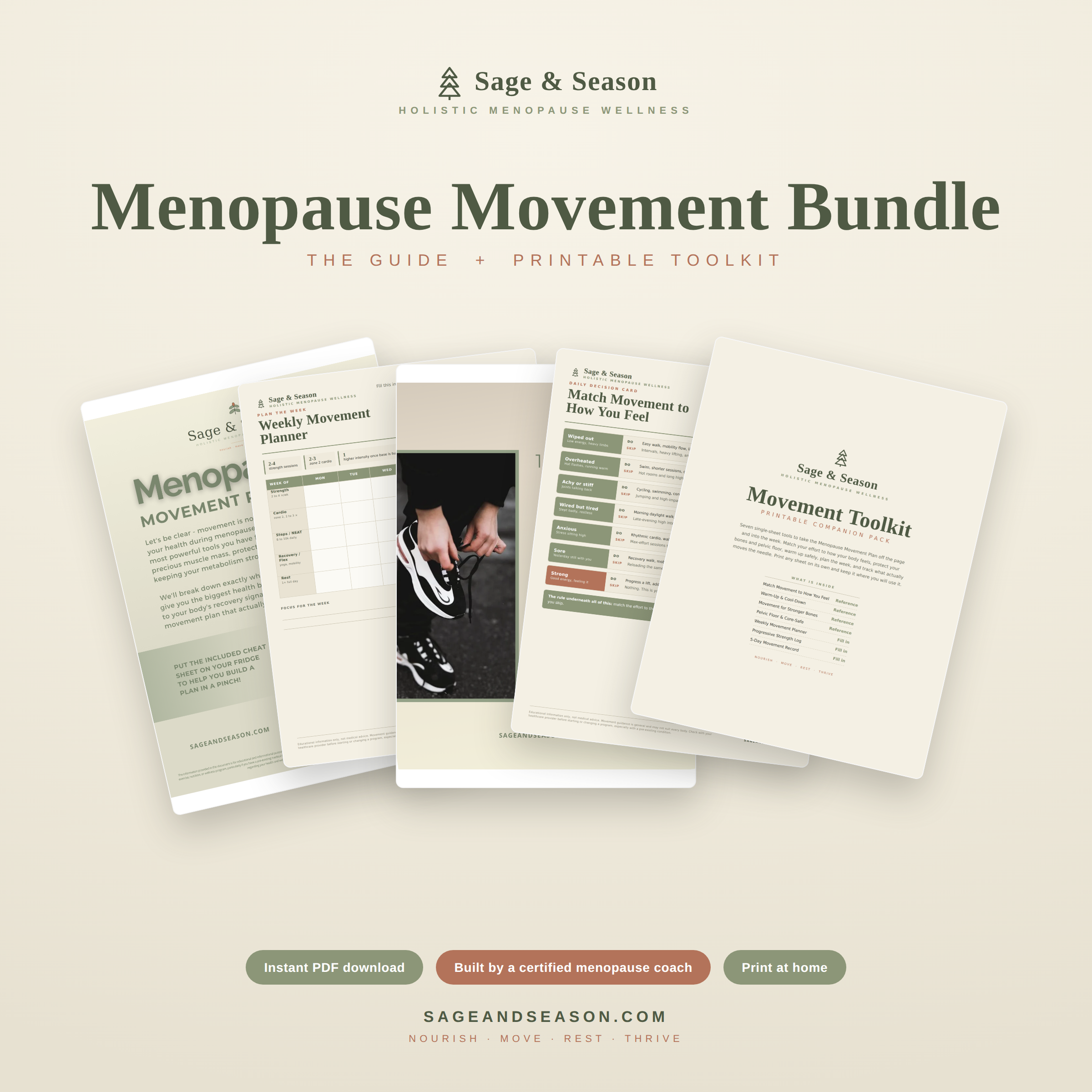 Menopause Movement Guide + Printable Toolkit