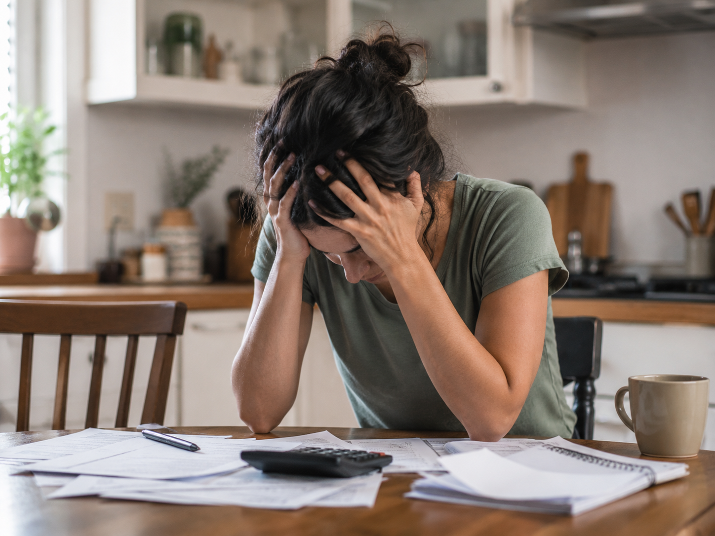 stressed woman